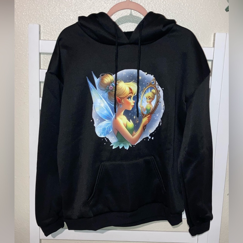 Black Tinker-bell Christmas Hoodie